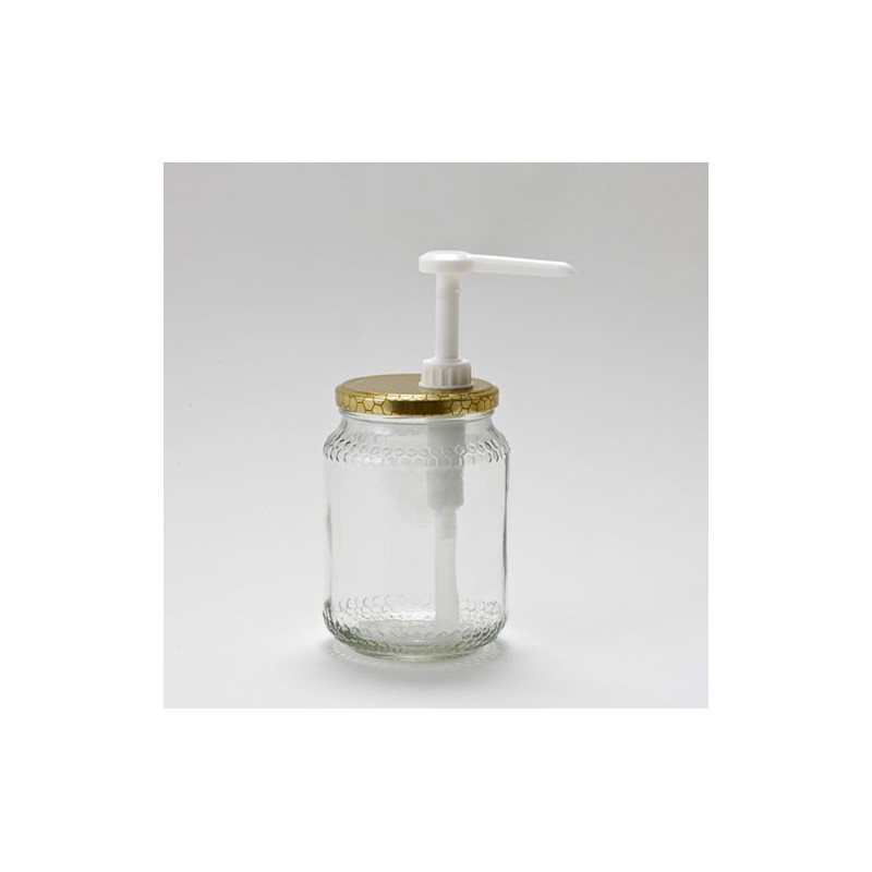 StyleBest Dispenser di Miele Dispenser di Miele in Vetro antigoccia con Dispenser di sciroppo per condimento per Utensili da Cucina 